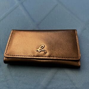 Agnes B. Black Leather Key Organizer